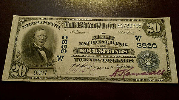 $20 Rocky Springs Bank Note