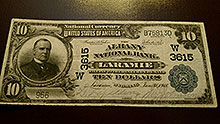 $10 Albany Bank Note